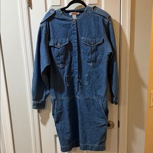 FADS Vintage Denim Button-Up Dress